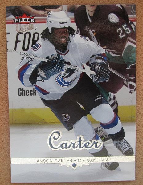 НХЛ Энсон Картер Ванкувер Кэнакс № 195