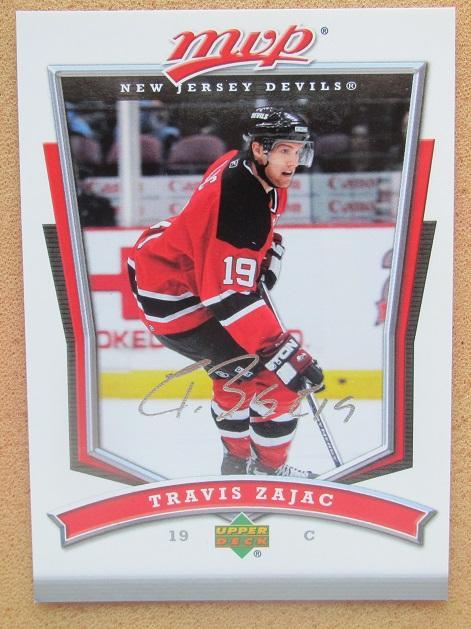 НХЛ Трэвис Зэйджек Нью-Джерси Девилз № 93 автограф