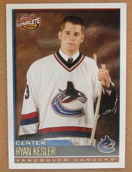 НХЛ Райан Кеслер Ванкувер Кэнакс № 509
