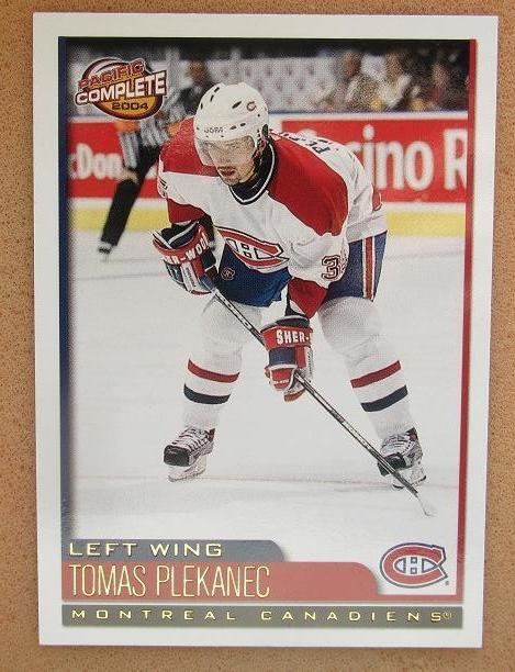 НХЛ Томаш Плеканец Монреаль Канадиенс № 540