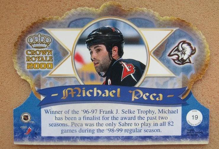НХЛ Майк Пека Баффало Сейбрз № 19 1