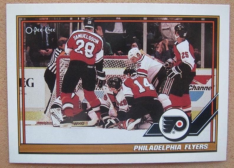 НХЛ Филадельфия Флайерз № 329 сезон 1990-91