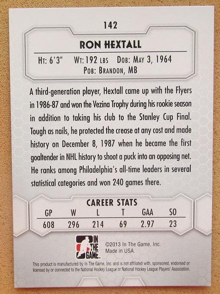 НХЛ Рон Хекстолл Филадельфия Флайерз № 142 1
