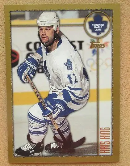 НХЛ Крис Кинг Торонто Мэйпл Лифс № 160
