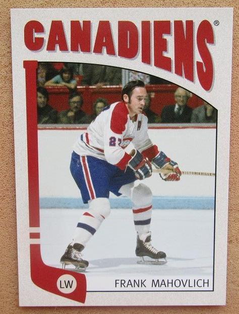 НХЛ Фрэнк Маховлич Монреаль Канадиенс № 57