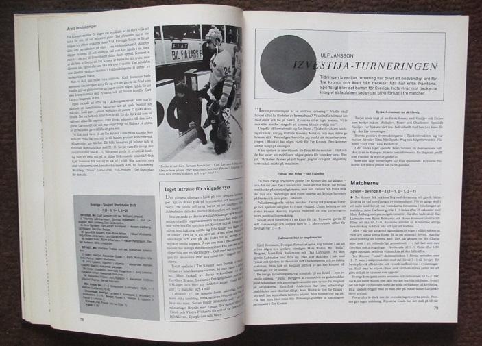Ежегодник Хоккей Швеция 1974 4