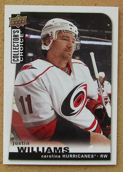 НХЛ Джастин Уильямс Каролина Харрикейнз № 90