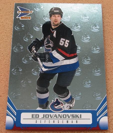 НХЛ Эд Жовановски Ванкувер Кэнакс № 95