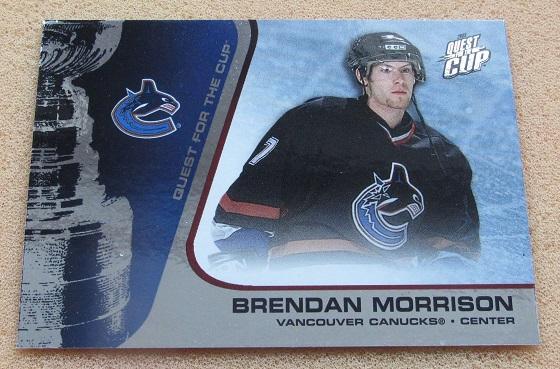 НХЛ Брендон Моррисон Ванкувер Кэнакс № 96