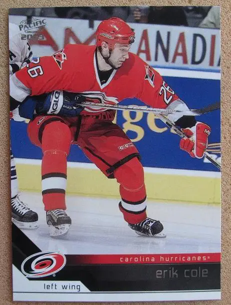 НХЛ Эрик Коул Каролина Харрикейнз № 64