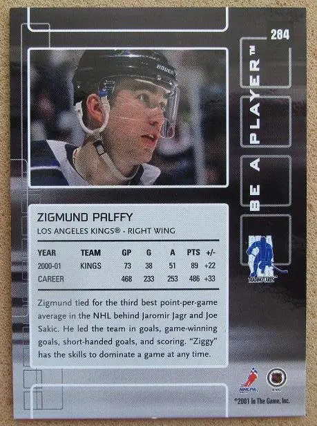НХЛ Жигмунд Палффи Лос-Анжелес Кингз № 284 1