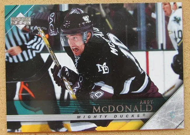 НХЛ Энди Макдональд Анахайм Майти Дакс № 4