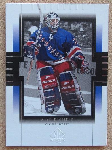 НХЛ Майк Рихтер Нью-Йорк Рейнджерс № 55
