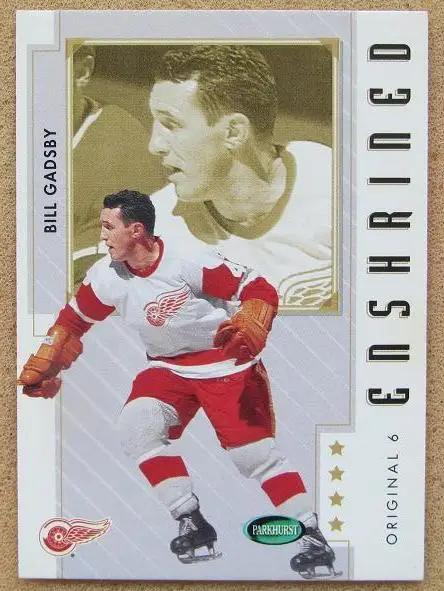 НХЛ Билл Гэдсби Детройт Ред Уингз № 89