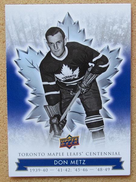 НХЛ Дон Метц Торонто Мэйпл Лифс № 88