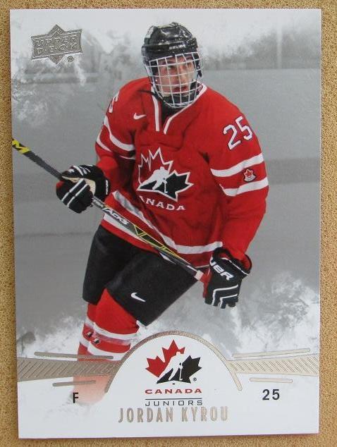 НХЛ Джордан Кайру Канада № 62