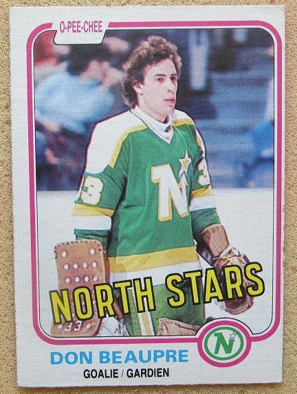 НХЛ Дональд Бопре Миннесота Норт Старз № 159