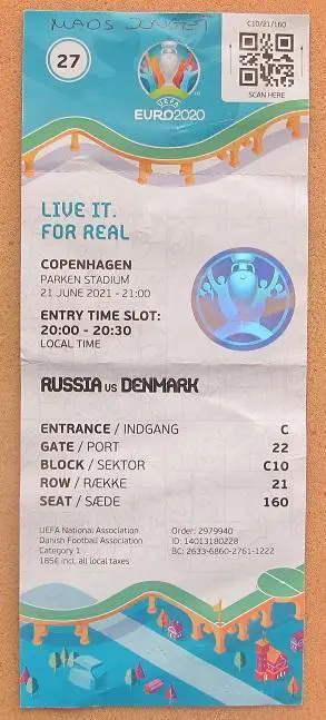 Россия - Дания 21.06.2021 Чемпионат Европы