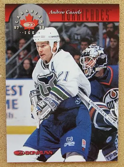 НХЛ Эндрю Касселс Хартфорд Уэйлерс № 66