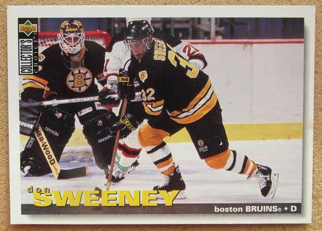 НХЛ Боб Суини Бостон Брюинз № 91
