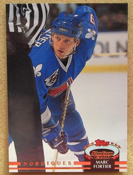 НХЛ Марк Фортье Квебек Нордикс № 173