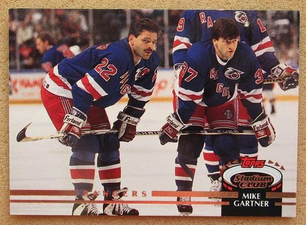 НХЛ Майк Гартнер Нью-Йорк Рейнджерс № 311