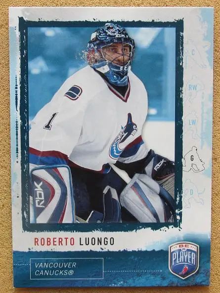 НХЛ Роберто Луонго Ванкувер Кэнакс № 90