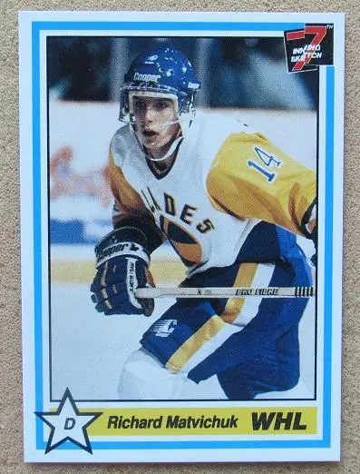НХЛ Ричард Матвичук Саскатун Блэйдз № 83