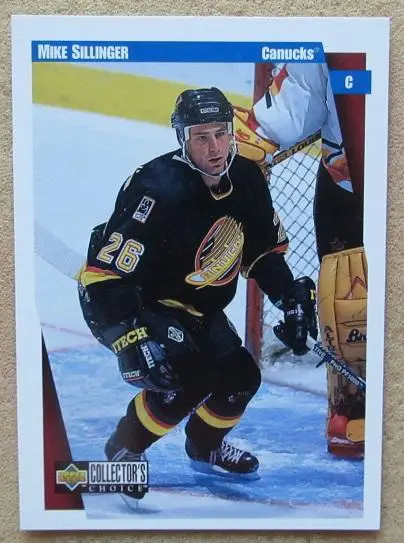 НХЛ Майк Силлинджер Ванкувер Кэнакс № 260