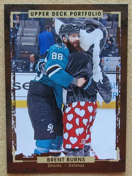НХЛ Брент Бернс Сан-Хосе Шаркс № 43