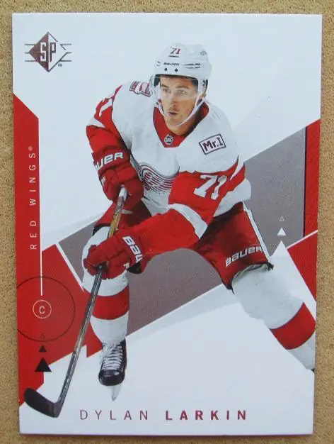 НХЛ Дилан Ларкин Детройт Ред Уингз № 69 а