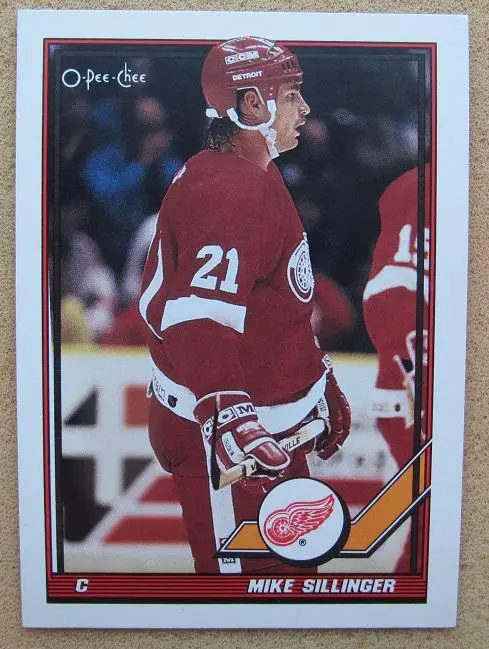 НХЛ Майк Силлинджер Детройт Ред Уингз № 337
