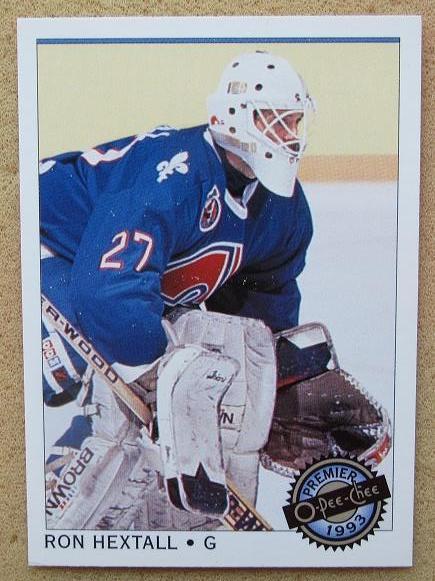 НХЛ Рон Хекстолл Квебек Нордикс № 57