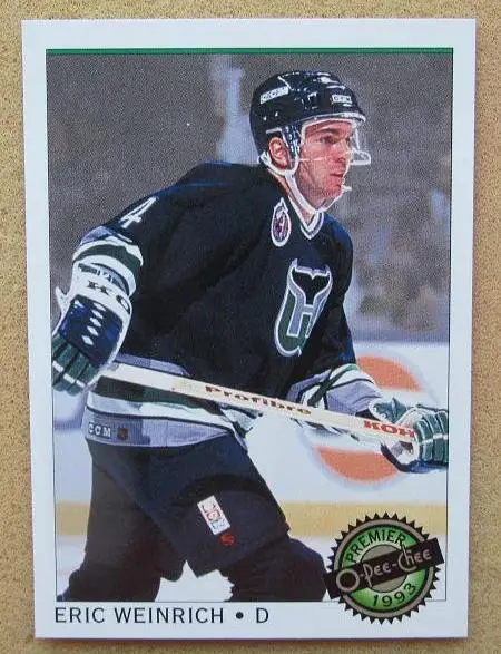 НХЛ Эрик Уайнрич Хартфорд Уэйлерз № 63