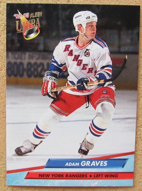 НХЛ Адам Гревс Нью-Йорк Рейнджерс № 136