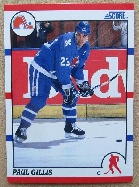 НХЛ Пол Гиллис Квебек Нордикс № 141