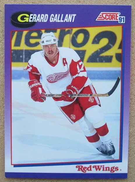 НХЛ Жерар Галлан Детройт Ред Уингз Шанхай Дрэгонс № 34 am