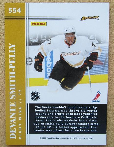 НХЛ Деванте Смит-Пелли Анахайм Дакс № 554 1