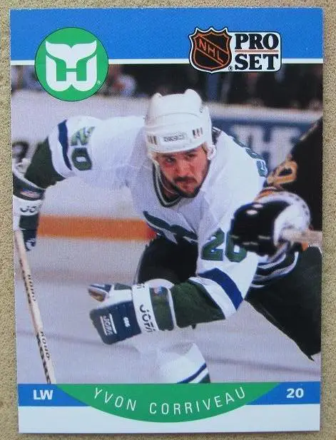 НХЛ Ивон Корриво Хартфорд Уэйлерс № 100