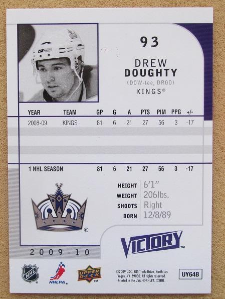 НХЛ Дрю Даути Лос-Анжелес Кингз № 93 1