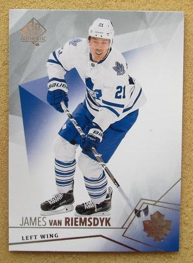 НХЛ Джеймс Ван Римсдайк Торонто Мэйпл Лифс № 18