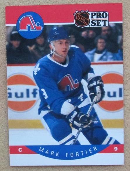НХЛ Марк Фортье Квебек Нордикс № 245
