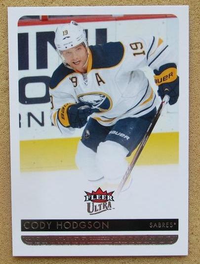 НХЛ Коди Ходжсон Баффало Сейбрз № 18