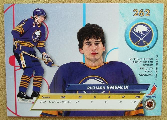 НХЛ Ричард Смехлик Баффало Сейбрз № 262 1