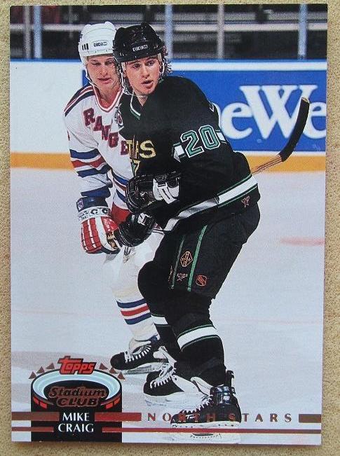 НХЛ Майк Крэйг Миннесота Норт Старз № 268