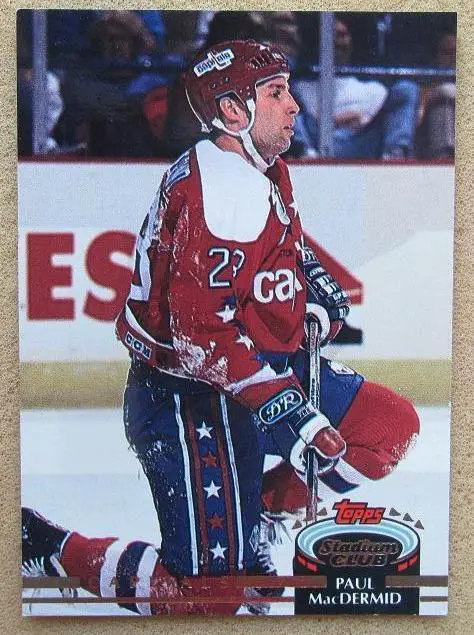 НХЛ Поль МакДермид Вашингтон Кэпиталз № 178