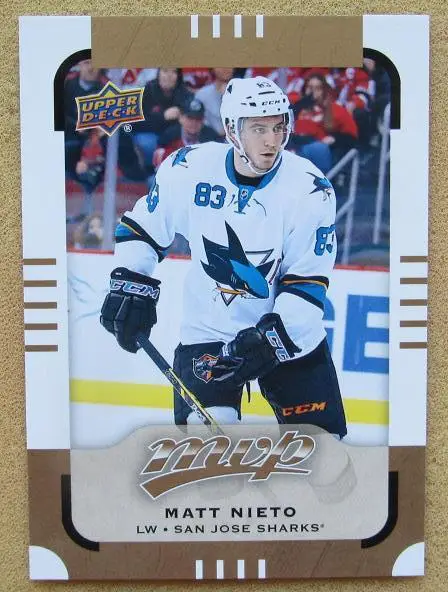 НХЛ Мэттью Ньето Сан-Хосе Шаркс № 51