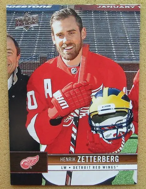 НХЛ Хенрик Зеттерберг Детройт Ред Уингз № 63