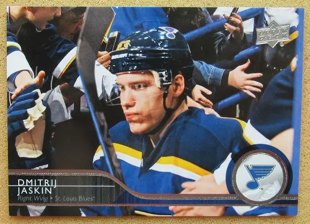 НХЛ Дмитрий Яшкин Сент-Луис Блюз Динамо Москва № 412