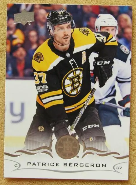 НХЛ Патрис Бержерон Бостон Брюинз № 19